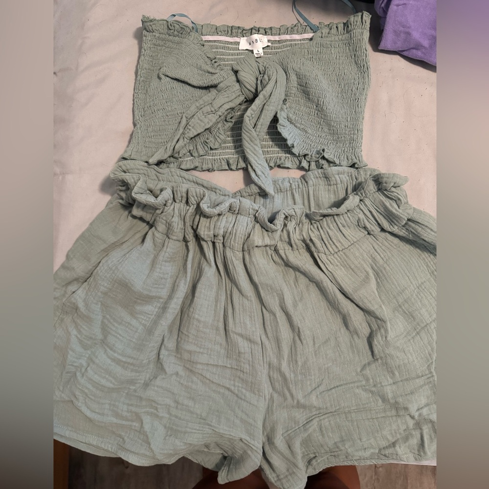 Matching Mable set. Size large. Worn once. Purchased from Copper Closet.